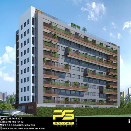 Apartamento com 1 Quarto à Venda, 41 m² em Manaíra - João Pessoa