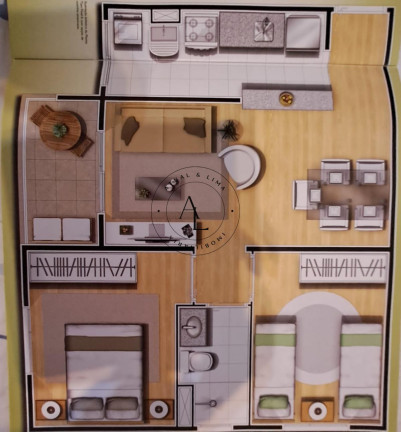 Apartamento com 2 Quartos à Venda, 50 m² em Vila Industrial - Campinas