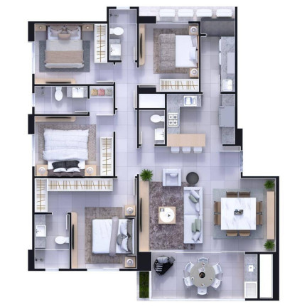 Imagem Apartamento com 4 Quartos à Venda, 133 m² em Centro - Balneário Camboriú Imagem Apartamento com 4 Quartos à Venda, 133 m² em Centro - Balneário Camboriú