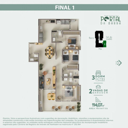 Imagem Apartamento com 3 Quartos à Venda, 114 m² em Centro - Itanhaém Imagem Apartamento com 3 Quartos à Venda, 114 m² em Centro - Itanhaém