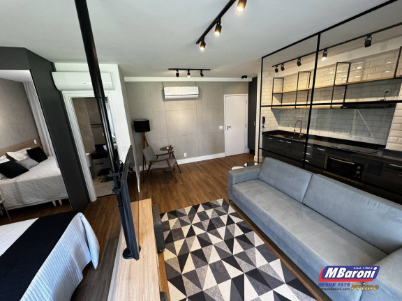 Imagem Apartamento com 1 Quarto para Alugar, 77 m² em Chácara Santo Antônio (zona Sul) - São Paulo Imagem Apartamento com 1 Quarto para Alugar, 77 m² em Chácara Santo Antônio (zona Sul) - São Paulo