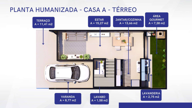 Imagem Casa com 3 Quartos à Venda, 105 m² em Icaraí - Caucaia