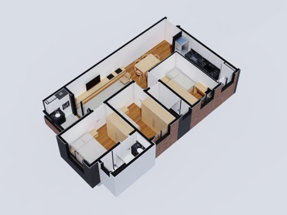 Imagem Apartamento com 3 Quartos à Venda, 69 m² em Boneca Do Iguaçu - São José Dos Pinhais