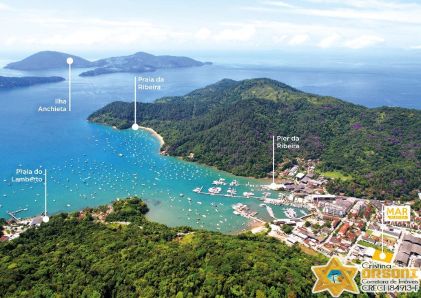 Imagem Apartamento com 1 Quarto à Venda, 37 m² em Saco Da Ribeira - Ubatuba