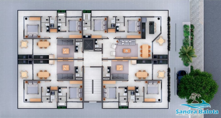 Imagem Apartamento com 2 Quartos à Venda, 84 m² em Itaguá - Ubatuba
