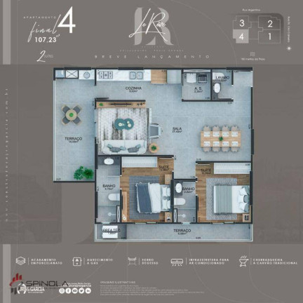 Imagem Apartamento com 2 Quartos à Venda, 107 m² em Vila Guilhermina - Praia Grande Imagem Apartamento com 2 Quartos à Venda, 107 m² em Vila Guilhermina - Praia Grande
