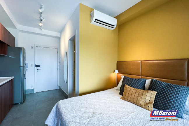 Imagem Apartamento com 1 Quarto para Alugar, 28 m² em Indianópolis - São Paulo Imagem Apartamento com 1 Quarto para Alugar, 28 m² em Indianópolis - São Paulo