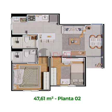 Imagem Apartamento com 2 Quartos à Venda, 42 m² em Chácaras Reunidas São Jorge - Sorocaba Imagem Apartamento com 2 Quartos à Venda, 42 m² em Chácaras Reunidas São Jorge - Sorocaba