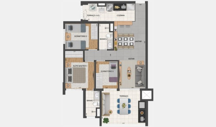 Imagem Apartamento com 3 Quartos à Venda, 80 m² em Jardim Prudencia - São Paulo Imagem Apartamento com 3 Quartos à Venda, 80 m² em Jardim Prudencia - São Paulo
