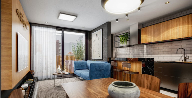Apartamento com 1 Quarto à Venda, 70 m² em Praia Grande - Torres