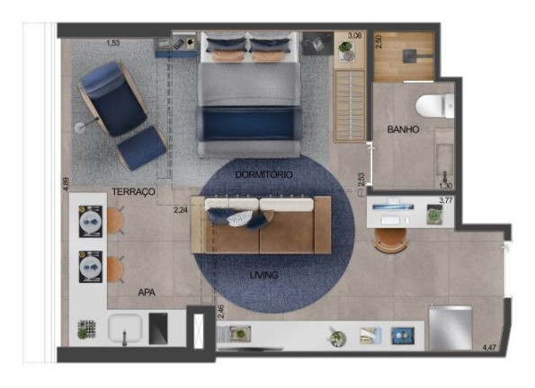 Imagem Studio com 1 Quarto à Venda, 23 m² em Butantã - São Paulo