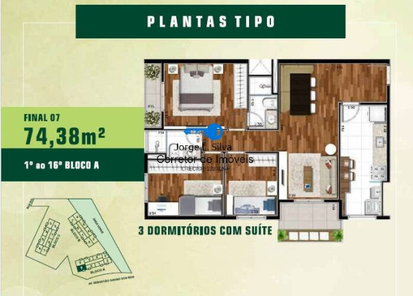 Imagem Apartamento com 1 Quarto à Venda, 49 m² em Jardim Tupanci - Barueri