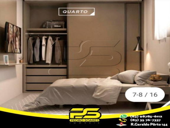 Imagem Apartamento com 2 Quartos à Venda, 56 m² em Altiplano Cabo Branco - João Pessoa