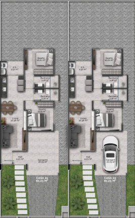 Imagem Casa com 2 Quartos à Venda, 81 m² em Bosque Da Mata - Tijucas Imagem Casa com 2 Quartos à Venda, 81 m² em Bosque Da Mata - Tijucas
