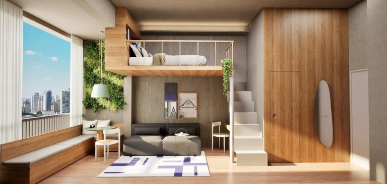 Imagem Loft com 1 Quarto à Venda, 23 m² em Moema - São Paulo
