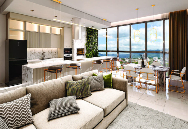 Imagem Apartamento com 3 Quartos à Venda, 102 m² em Perequê - Porto Belo