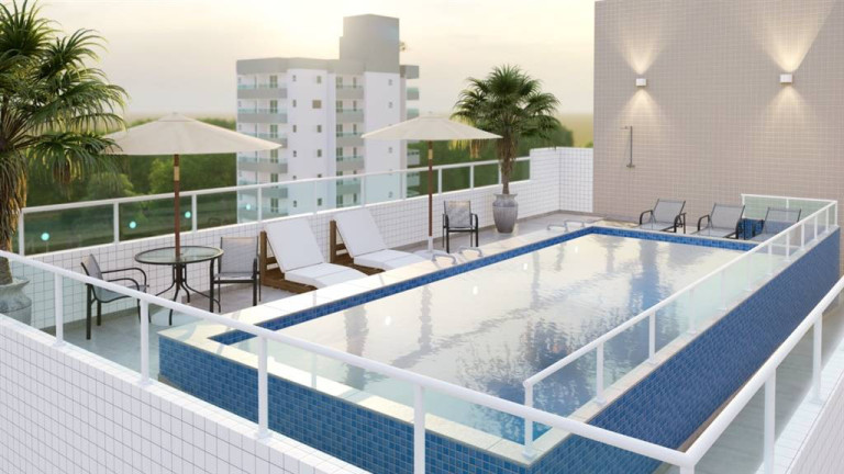 Imagem Apartamento com 1 Quarto à Venda, 41 m² em Guilhermina - Praia Grande