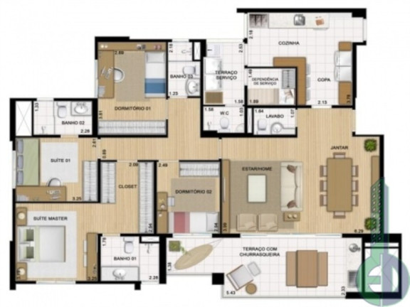 Imagem Imóvel com 4 Quartos à Venda, 146 m² em Santa Paula - Sao Caetano Do Sul Imagem Imóvel com 4 Quartos à Venda, 146 m² em Santa Paula - Sao Caetano Do Sul