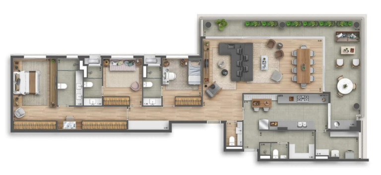 Imagem Apartamento com 3 Quartos à Venda, 194 m² em Sumaré - São Paulo