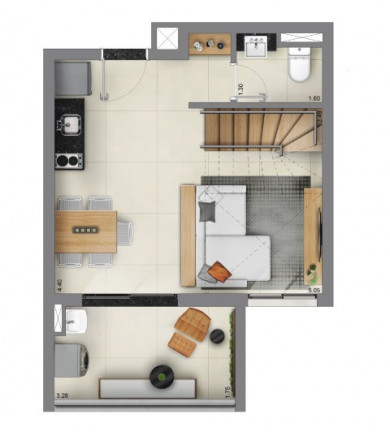Imagem Apartamento com 1 Quarto à Venda, 63 m² em Pinheiros - São Paulo