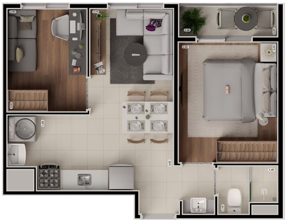 Imagem Apartamento com 1 Quarto à Venda, 27 m² em Jardim Bonfiglioli - São Paulo Imagem Apartamento com 1 Quarto à Venda, 27 m² em Jardim Bonfiglioli - São Paulo