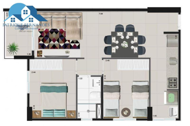 Imagem Apartamento com 2 Quartos à Venda, 40 m² em Chácara Califórnia - São Paulo Imagem Apartamento com 2 Quartos à Venda, 40 m² em Chácara Califórnia - São Paulo
