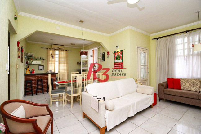 Imagem Casa com 3 Quartos à Venda, 192 m² em Boqueirão - Santos Imagem Casa com 3 Quartos à Venda, 192 m² em Boqueirão - Santos