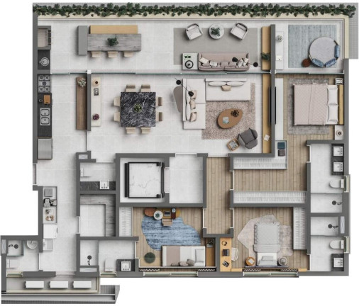 Apartamento com 3 Quartos à Venda, 336 m² em Vila Nova Conceição - São Paulo