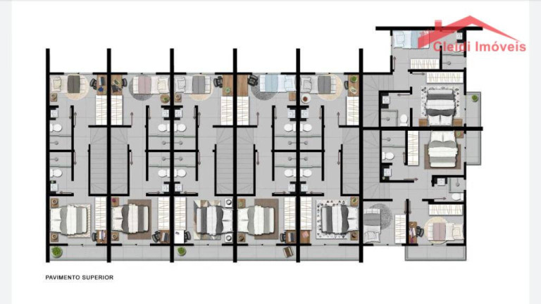 Imagem Sobrado com 2 Quartos à Venda, 72 m² em Jardim Iririú - Joinville