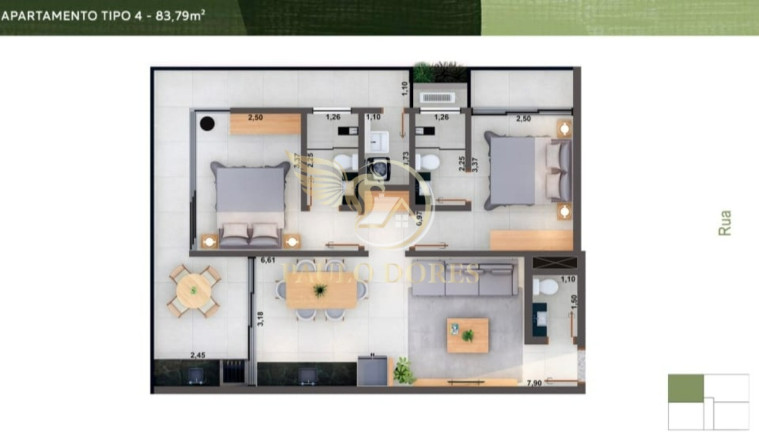 Imagem Apartamento com 2 Quartos à Venda, 102 m² em Barra Da Lagoa - Ubatuba