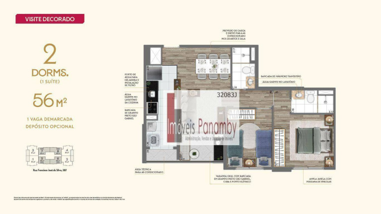 Imagem Apartamento com 2 Quartos à Venda, 56 m² em Vila Andrade - São Paulo Imagem Apartamento com 2 Quartos à Venda, 56 m² em Vila Andrade - São Paulo