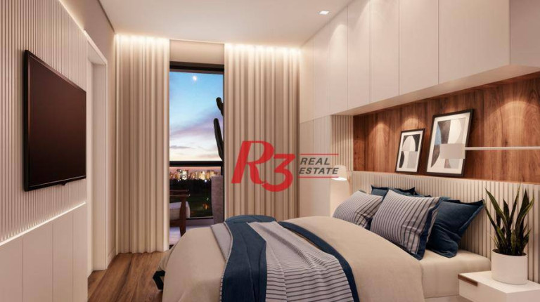 Imagem Apartamento com 2 Quartos à Venda, 83 m² em Aparecida - Santos