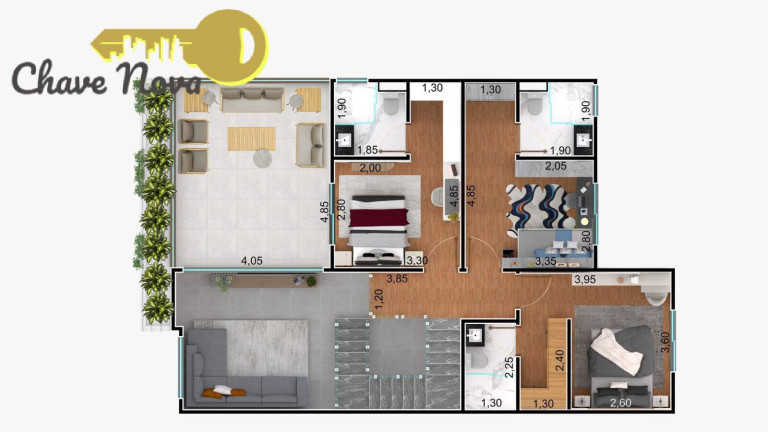 Imagem Casa com 4 Quartos à Venda, 173 m² em Vila Esperia Ou Giglio - Atibaia