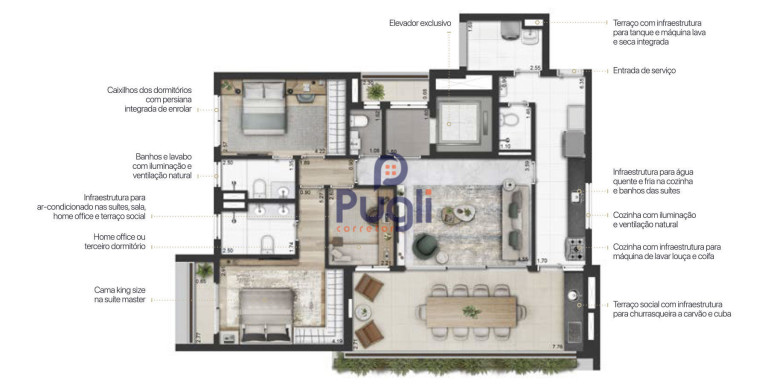 Imagem Apartamento com 2 Quartos à Venda, 127 m² em Pinheiros - São Paulo