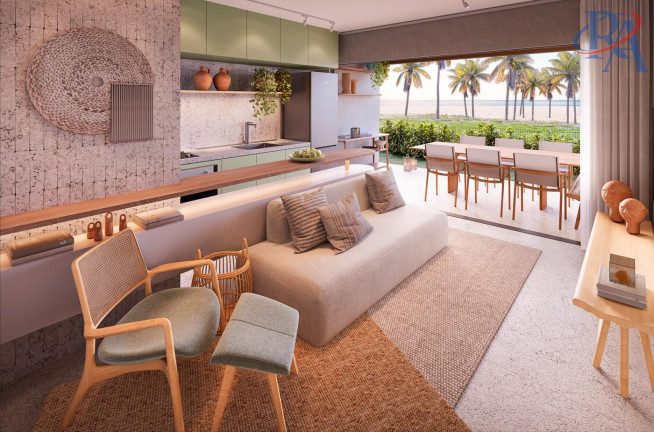 Imagem Apartamento com 1 Quarto à Venda, 61 m² em Cumbuco - Caucaia