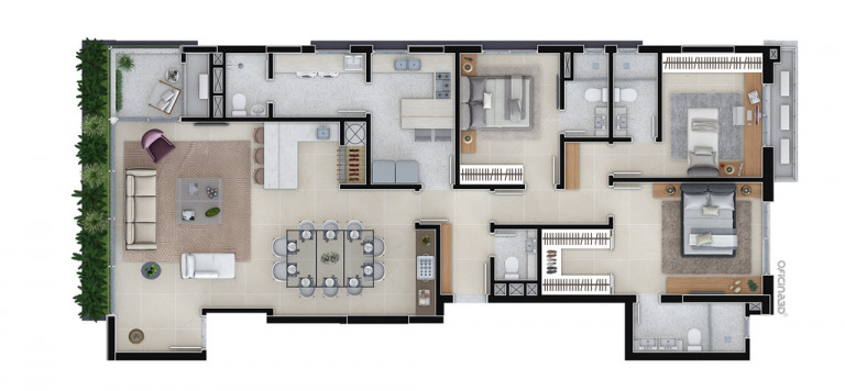 Imagem Apartamento com 3 Quartos à Venda, 164 m² em Higienópolis - Porto Alegre