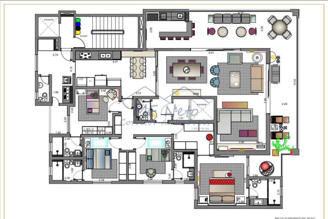 Imagem Apartamento com 3 Quartos à Venda, 260 m² em Centro - Pirassununga