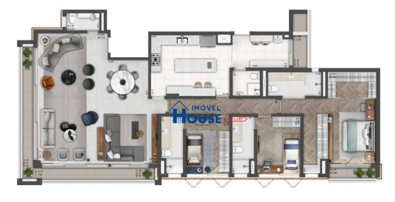 Imagem Apartamento com 3 Quartos à Venda, 243 m² em Alto De Pinheiros - São Paulo
