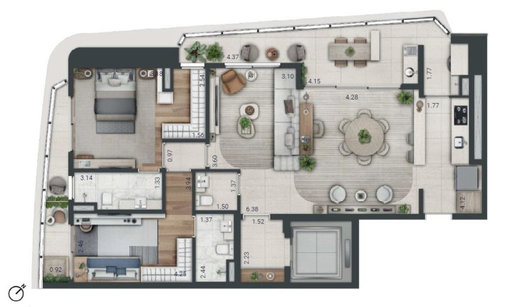 Imagem Apartamento com 2 Quartos à Venda, 77 m² em Real Parque - São Paulo Imagem Apartamento com 2 Quartos à Venda, 77 m² em Real Parque - São Paulo