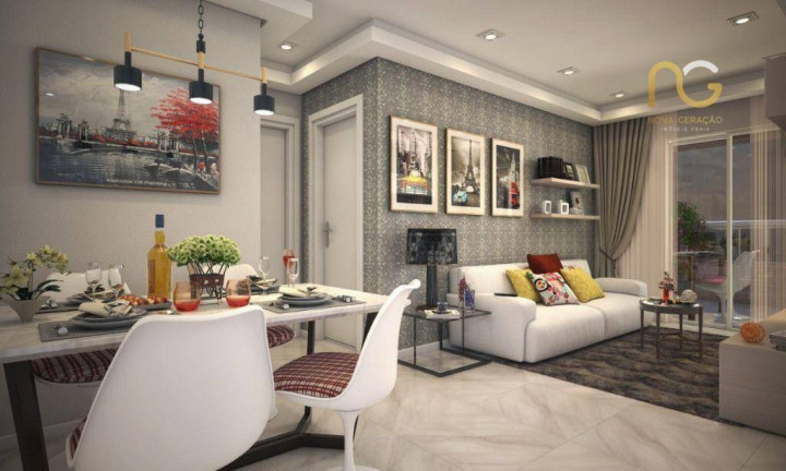 Imagem Apartamento com 1 Quarto à Venda, 50 m² em Aviação - Praia Grande Imagem Apartamento com 1 Quarto à Venda, 50 m² em Aviação - Praia Grande