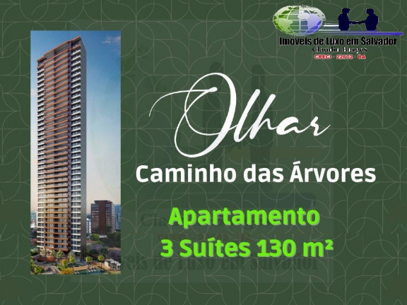 Imagem Apartamento com 3 Quartos à Venda, 130 m² em Caminho Das árvores - Salvador