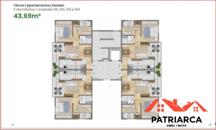 Imagem Apartamento com 2 Quartos à Venda, 39 m² em Conjunto Habitacional Parque Da Floresta - Campinas Imagem Apartamento com 2 Quartos à Venda, 39 m² em Conjunto Habitacional Parque Da Floresta - Campinas