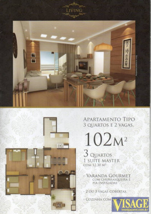 Imagem Apartamento com 3 Quartos à Venda,  em Centro - Jacareí