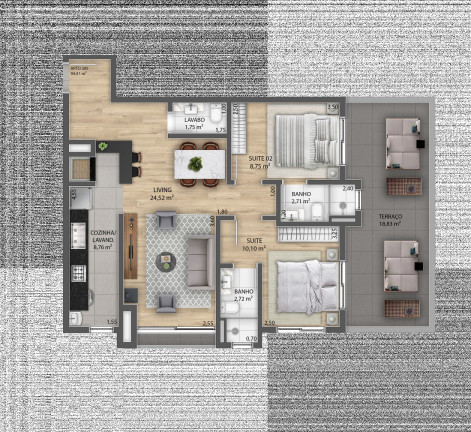 Imagem Apartamento com 2 Quartos à Venda, 74 m² em Centro - Gramado Imagem Apartamento com 2 Quartos à Venda, 74 m² em Centro - Gramado