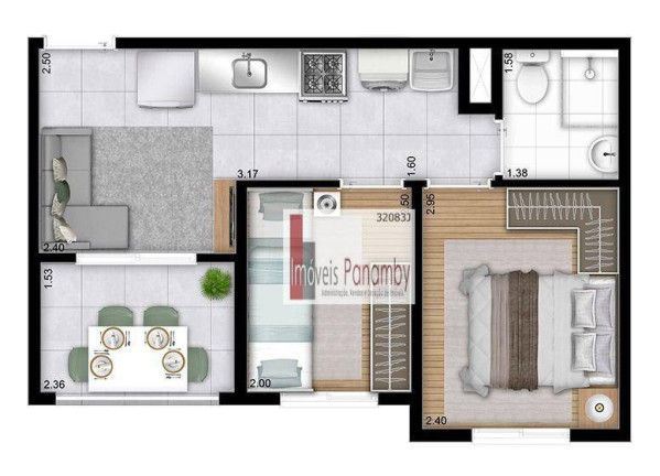 Imagem Apartamento com 2 Quartos à Venda, 33 m² em Barra Funda - São Paulo