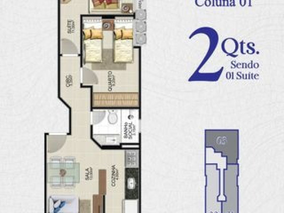 Imagem Imóvel com 2 Quartos à Venda, 55 m² em Praia Do Morro - Guarapari