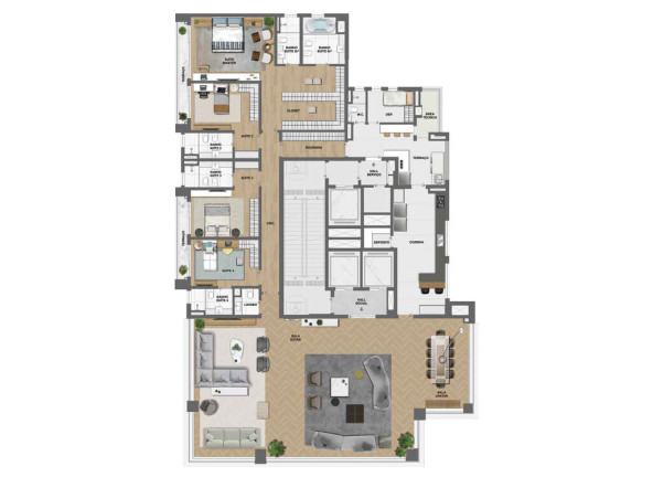 Imagem Cobertura com 4 Quartos à Venda, 688 m² em Ibirapuera - São Paulo