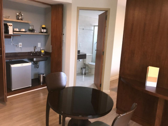 Imagem Flat com 1 Quarto à Venda, 33 m² em Brooklin Paulista - São Paulo Imagem Flat com 1 Quarto à Venda, 33 m² em Brooklin Paulista - São Paulo