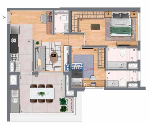 Imagem Apartamento com 2 Quartos à Venda, 77 m² em Pinheiros - São Paulo