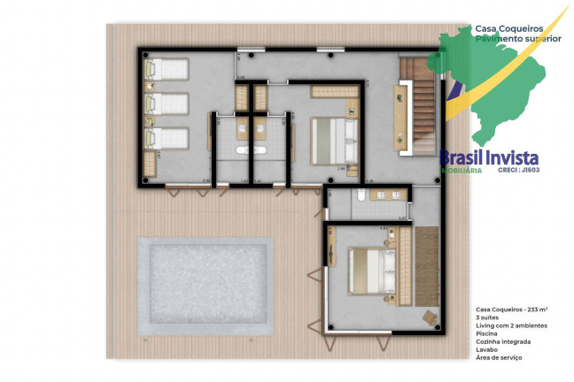 Imagem Casa com 3 Quartos à Venda, 262 m² em Trancoso - Porto Seguro Imagem Casa com 3 Quartos à Venda, 262 m² em Trancoso - Porto Seguro